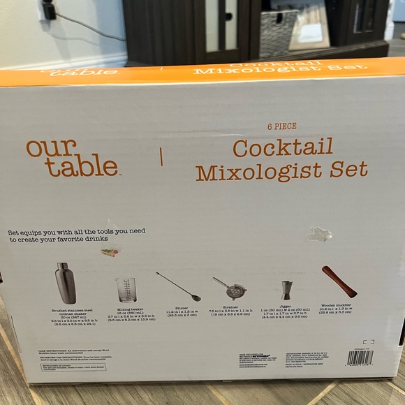 Brand New Our Table Mixology Set - Picture 3 of 3